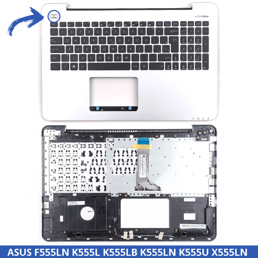 KLÁVESNICA PALMREST ASUS F555LN K555L K555LB K555LN K555U X555LN